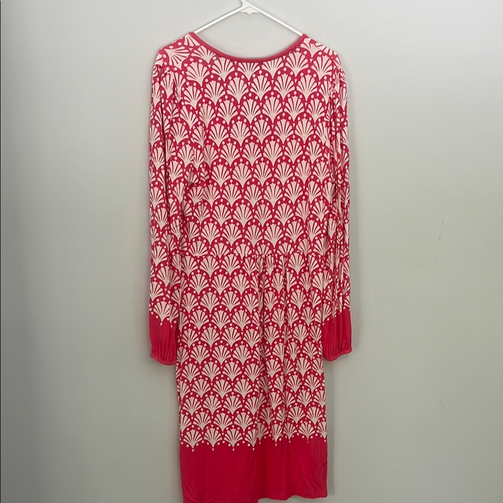 Boden Dara Jersey Dress-Pink and White - Picture 10 of 10